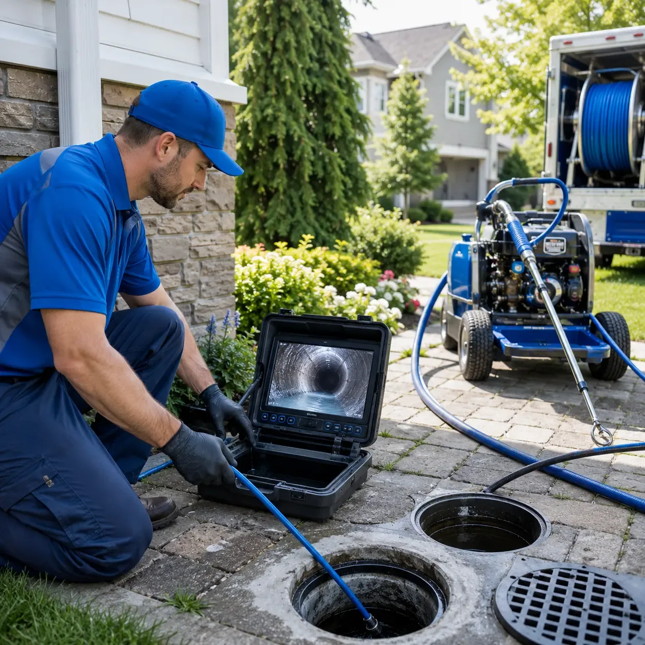 Outdoor drain cleaning professionals serving West Seneca, NY